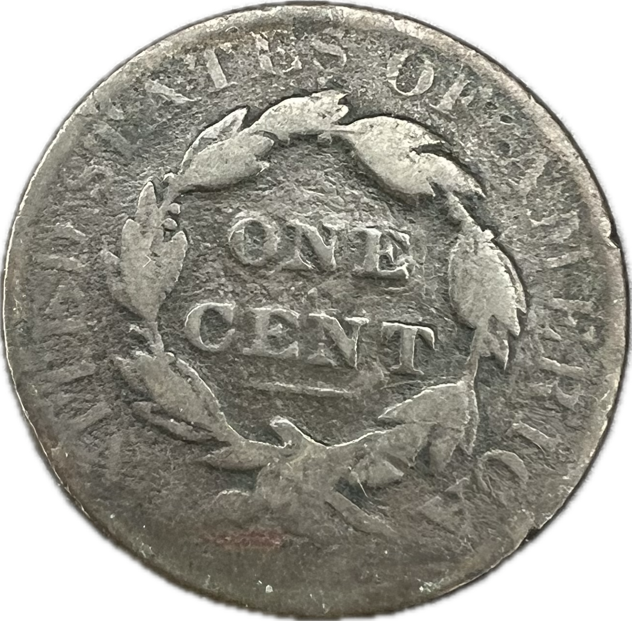 1826 Coronet Head Large Cent G-4 BN