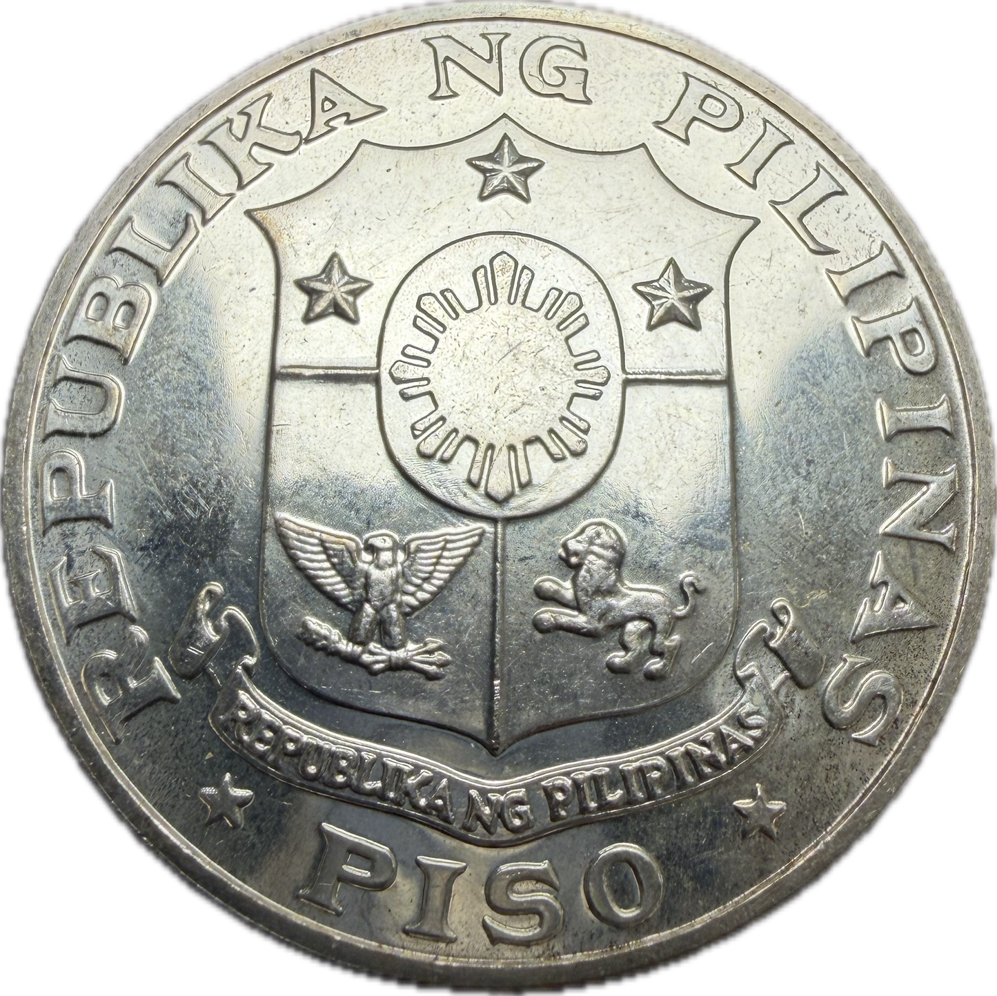 1969 Philippines Piso – Emilio Aguinaldo Silver Centennial Commemorative