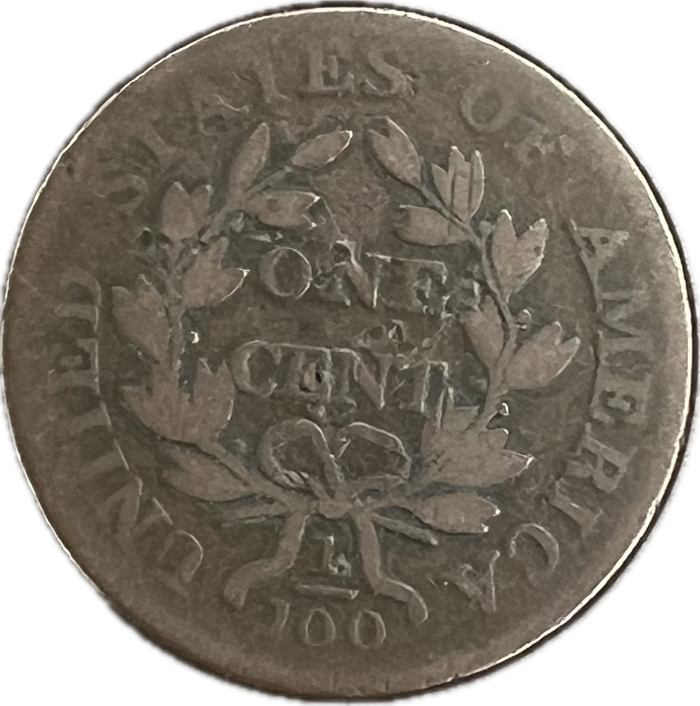 1803 1C Draped Bust Large Cent, Small Date, Large Fraction, G-4 BN