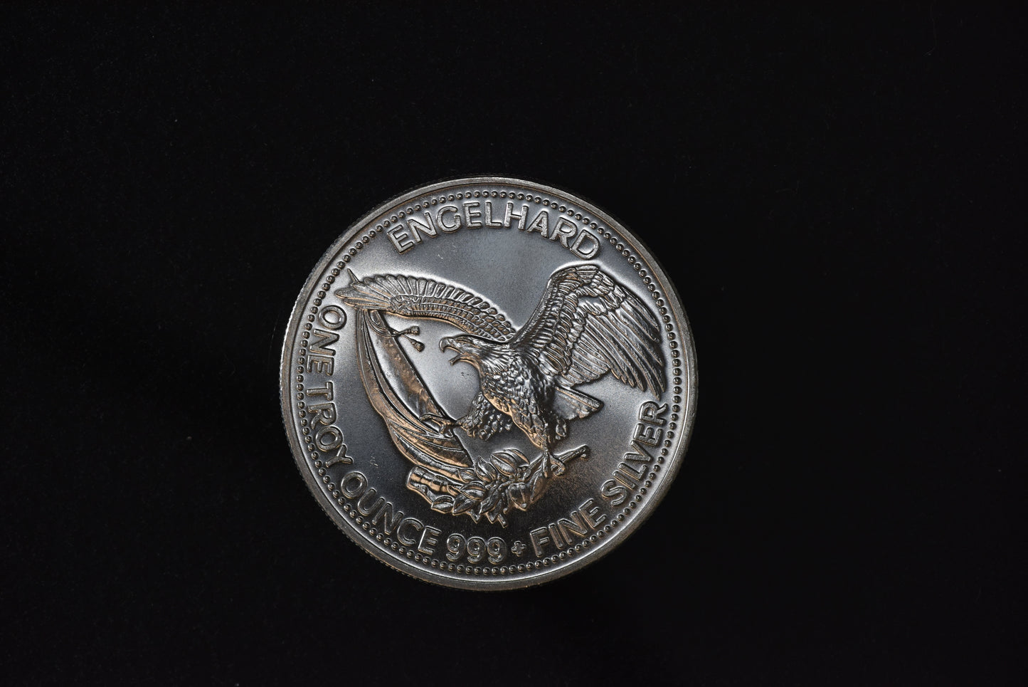 1985 Engelhard 1 oz Silver Round The American Prospector