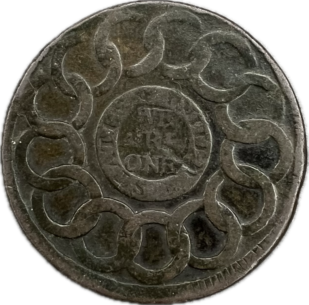 1787 Fugio 1C, No Cinq, Cross After Date, F-12 BN