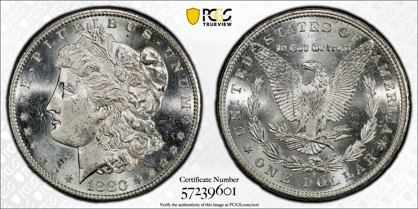 1880-S $1 Morgan Dollar PCGS MS63