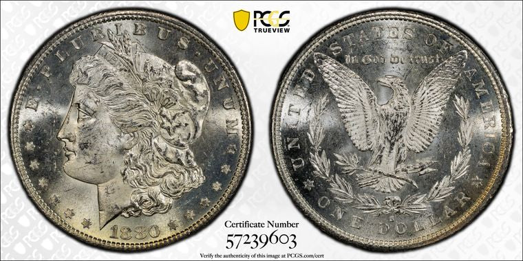 1880-S $1 Morgan Dollar PCGS MS63
