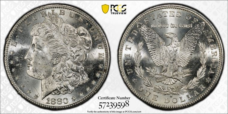1880-S $1 Morgan Dollar PCGS MS63