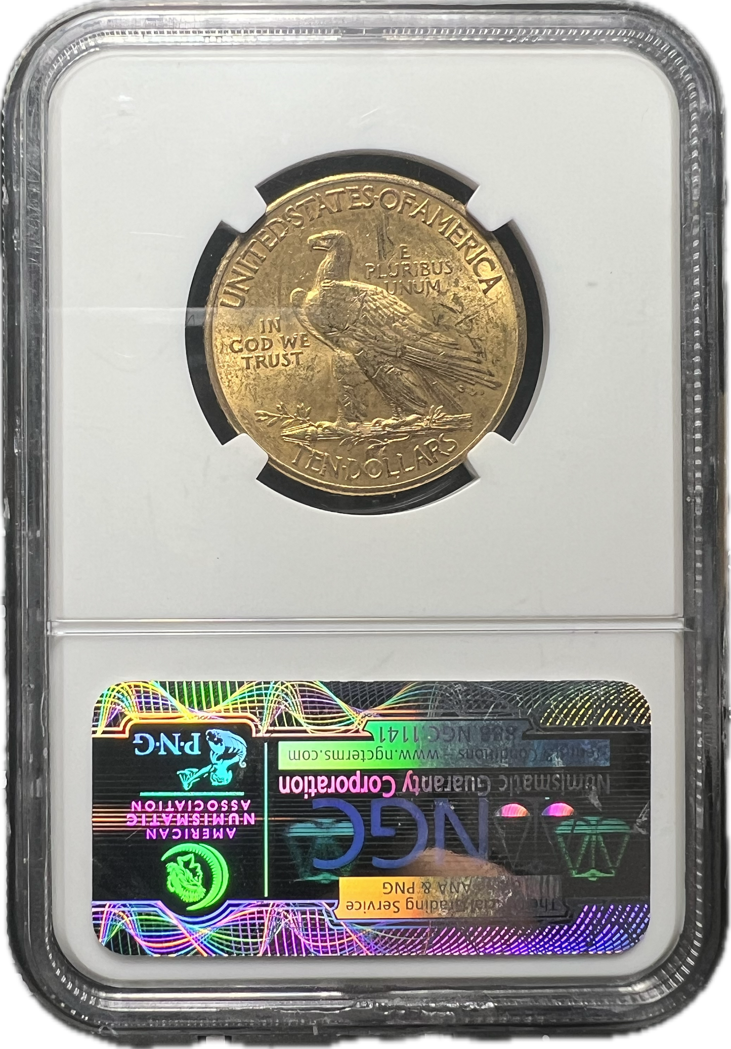 1912 $10 Indian Gold Eagle NGC MS62
