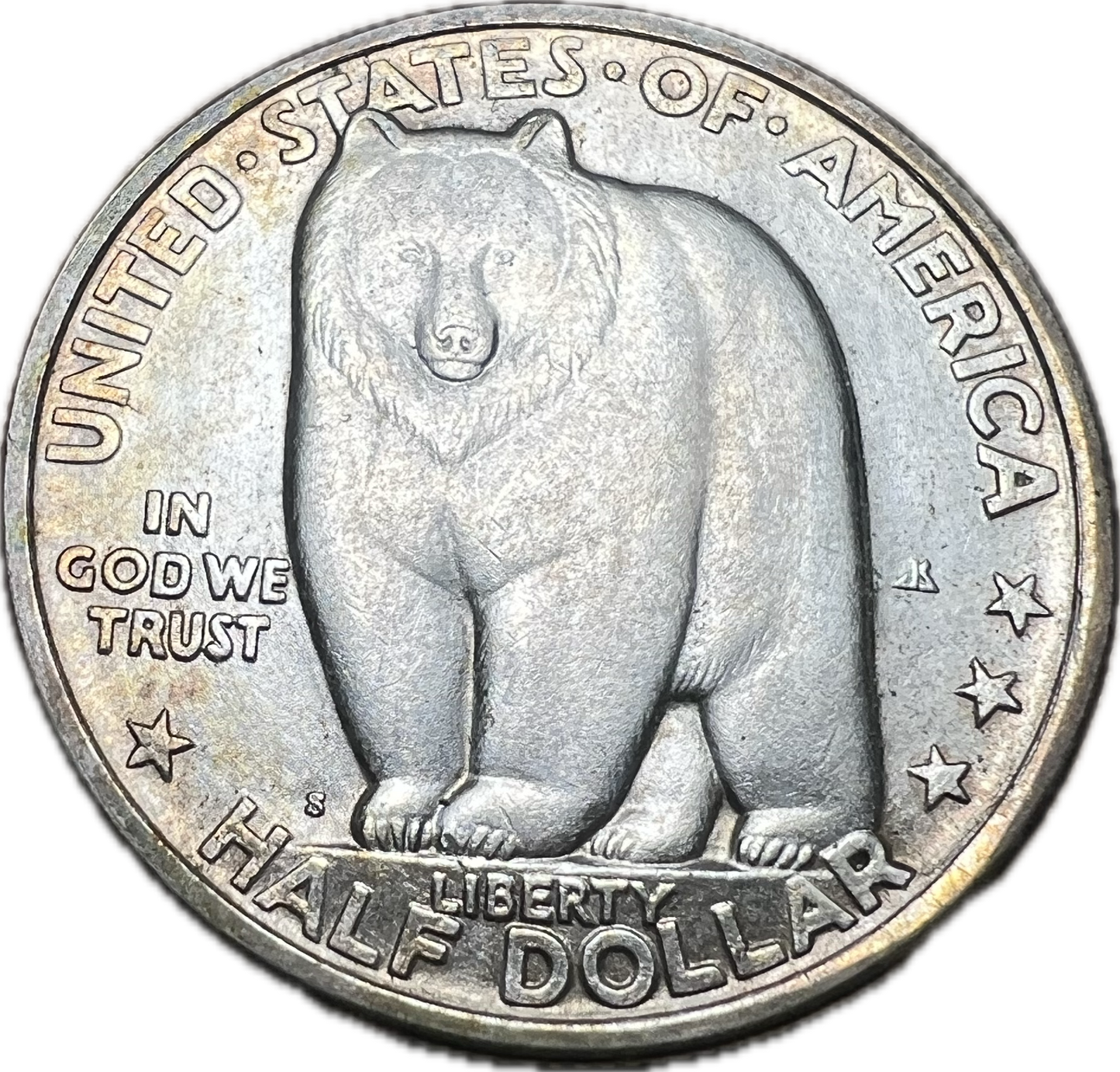 1936 50C Bay Bridge San Francisco-Oakland Commemorative RAW VF35