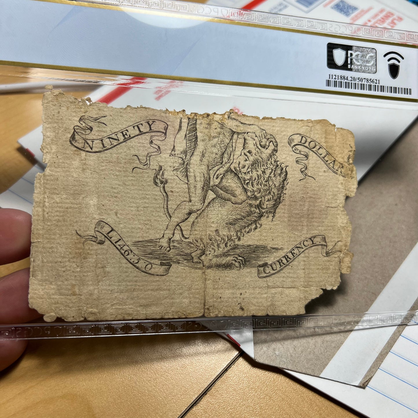 Colonial Currency Feb. 8, 1779 South Carolina $90 PCGS VF20