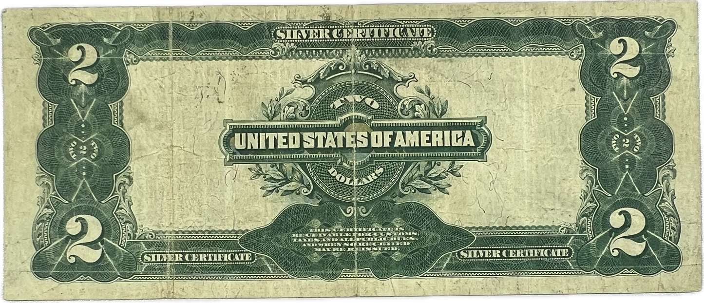 $2 1899 US Silver Certificate Fr. 258 (Raw CF15)