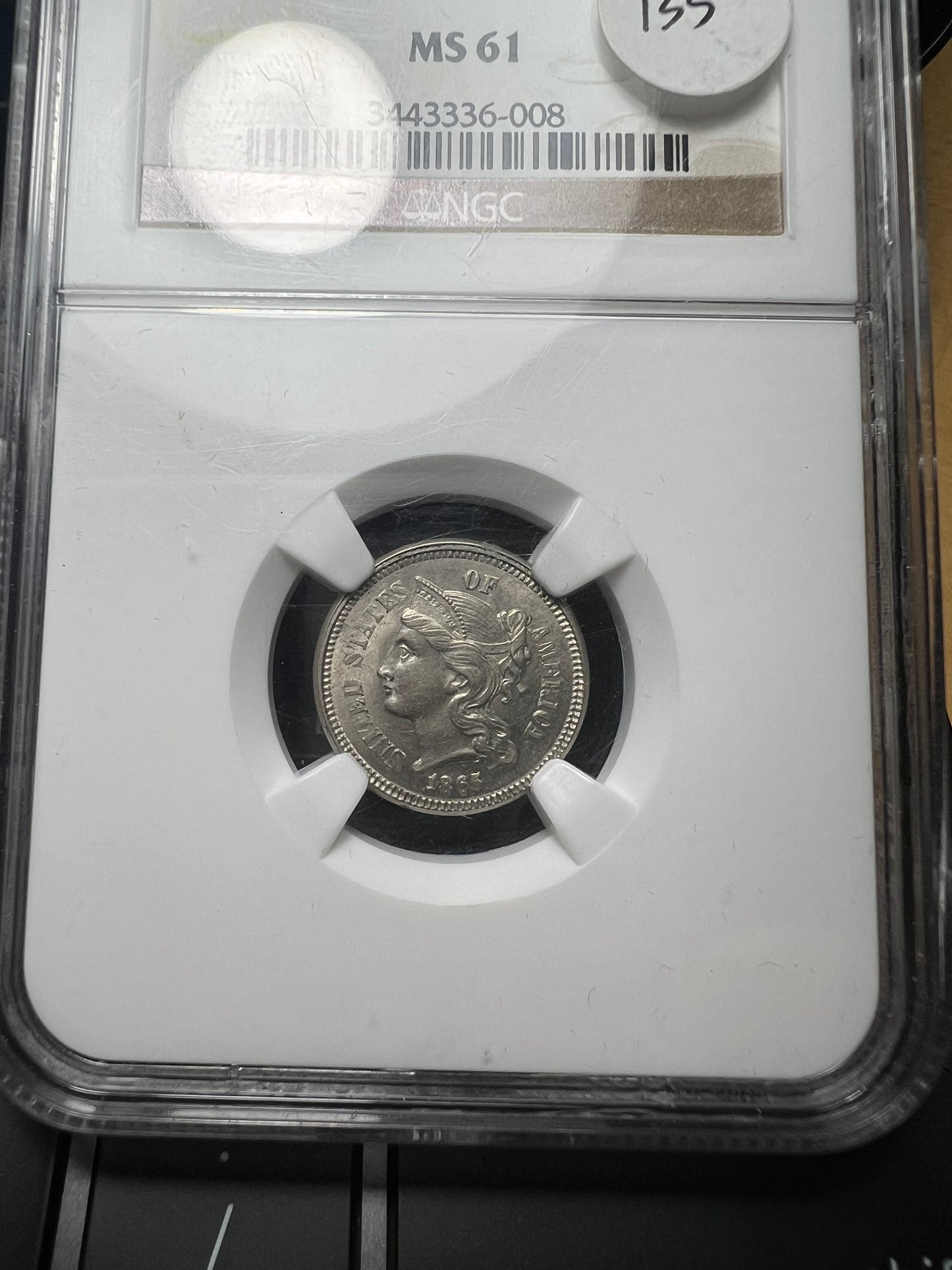 1865 3CN NGC MS61