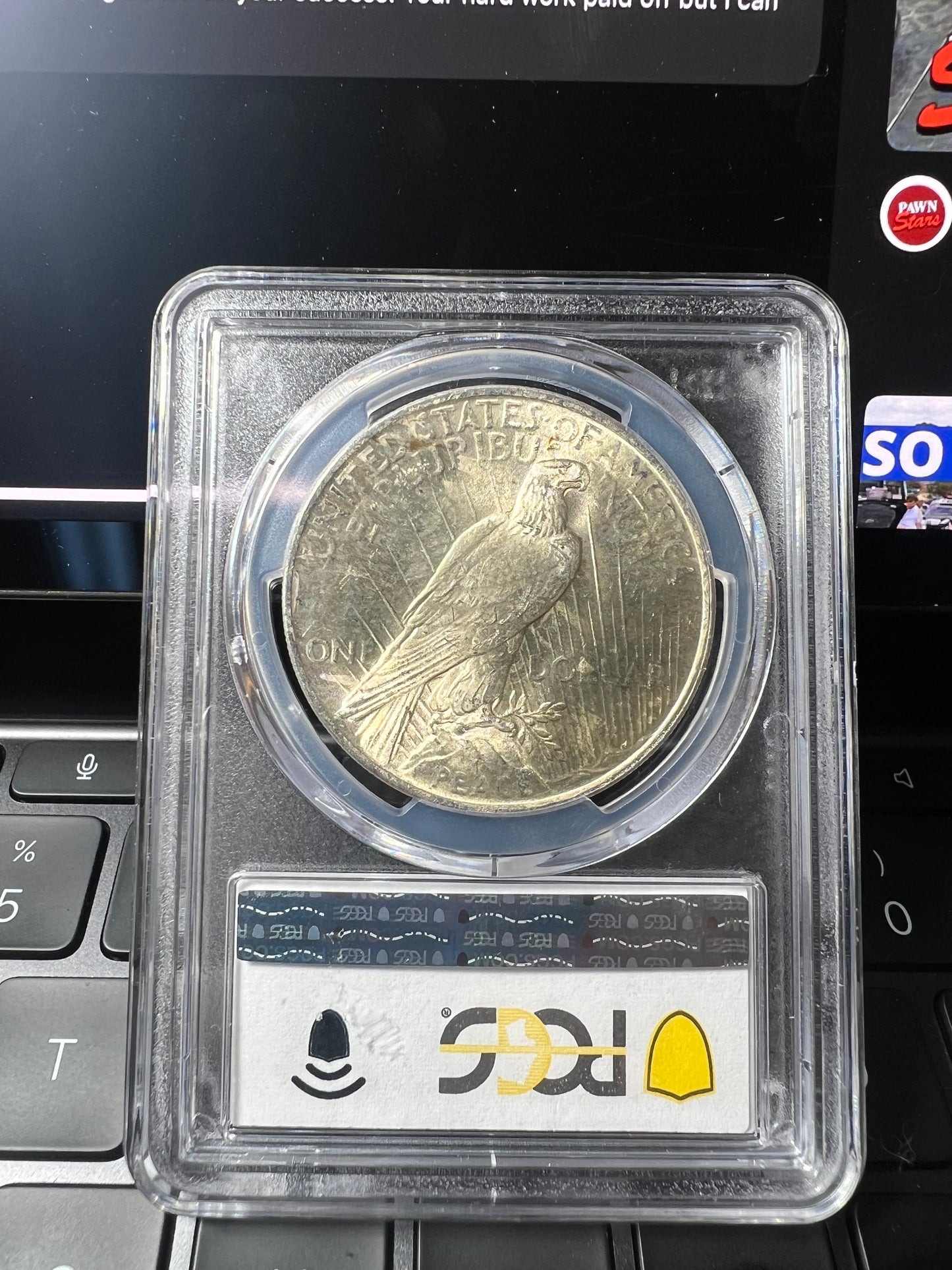 1922 $1 Peace Dollars PCGS MS61