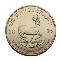 1/2 oz South African Gold Krugerrand (Varied Year)