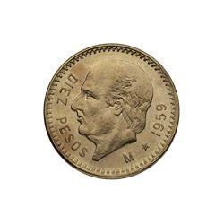 10 Peso Mexican Gold Coin – Varied Year