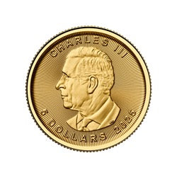 2025 – Gold Canadian Maple Leaf 1/10 oz (BU)