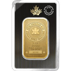 1 oz Gold Bar – Royal Canadian Mint (New w/Assay)