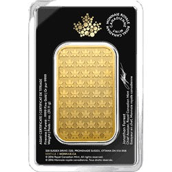 1 oz Gold Bar – Royal Canadian Mint (New w/Assay)