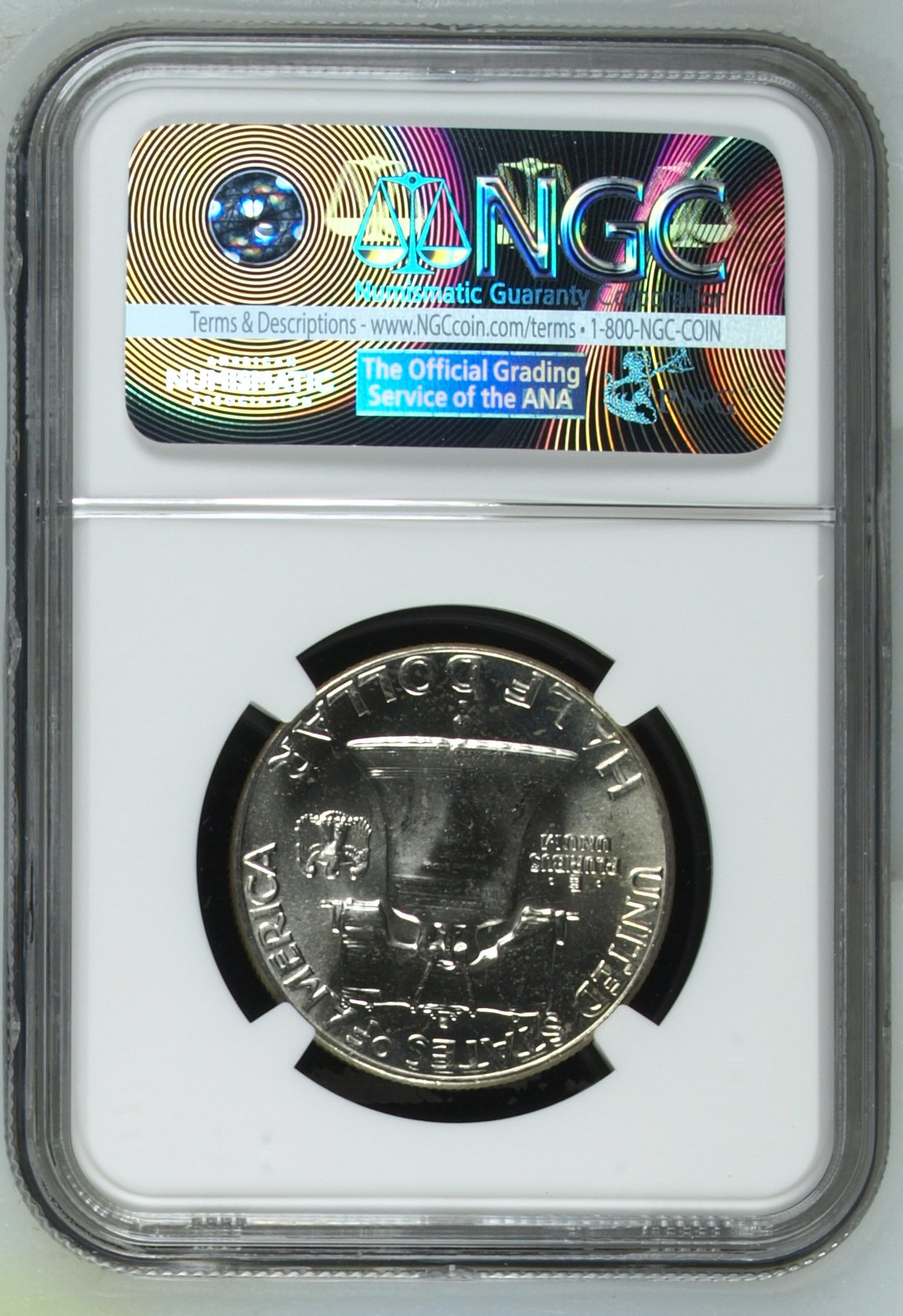 1963-D 50C Franklin Half Dollar NGC MS64 FBL