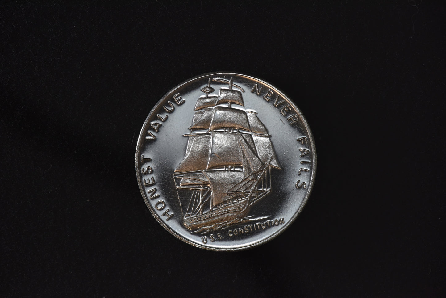1 oz U.S.S. Constitution Silver Round