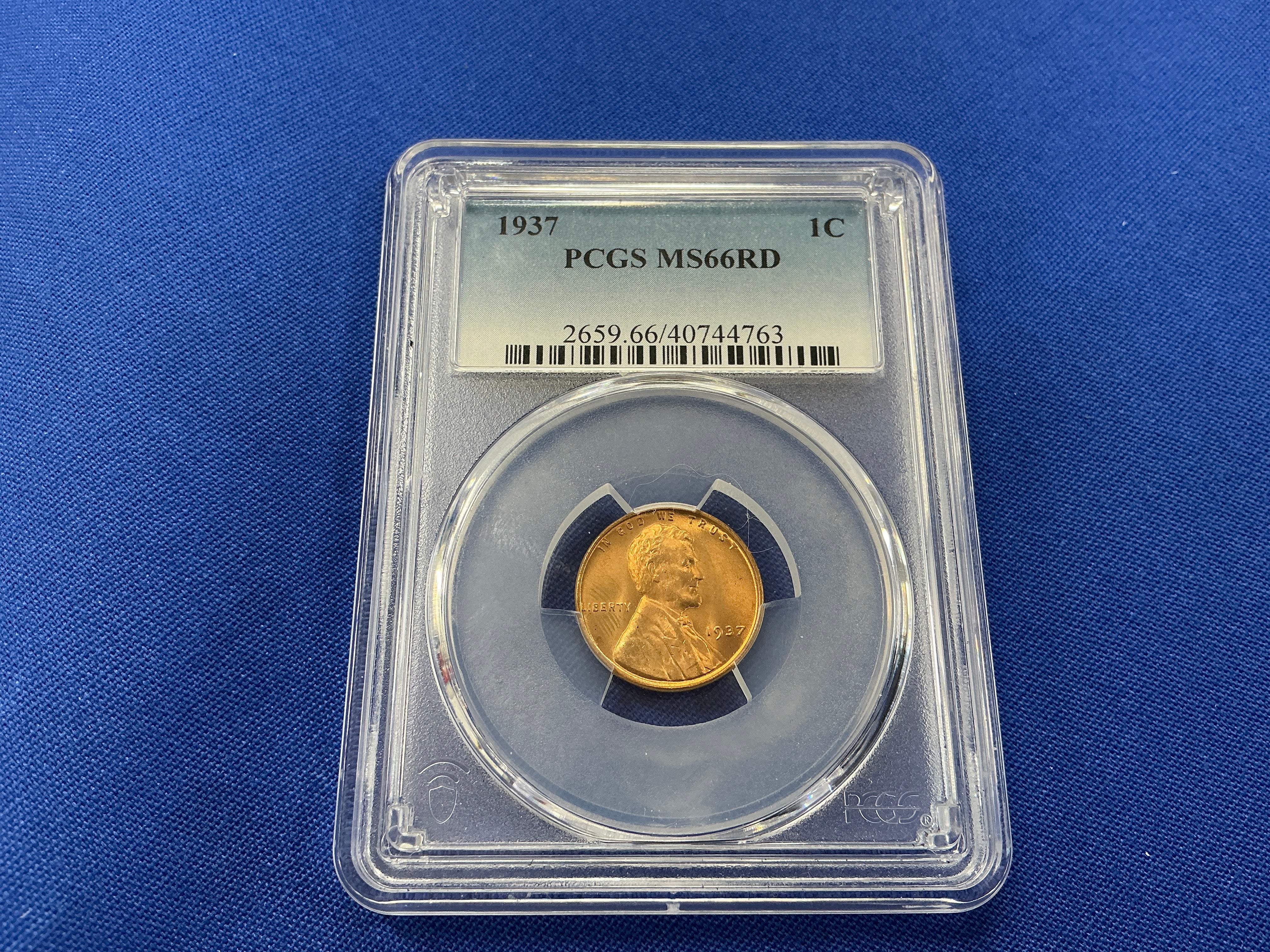 1937 1C PCGS MS66RD – Redmond Rare Coins