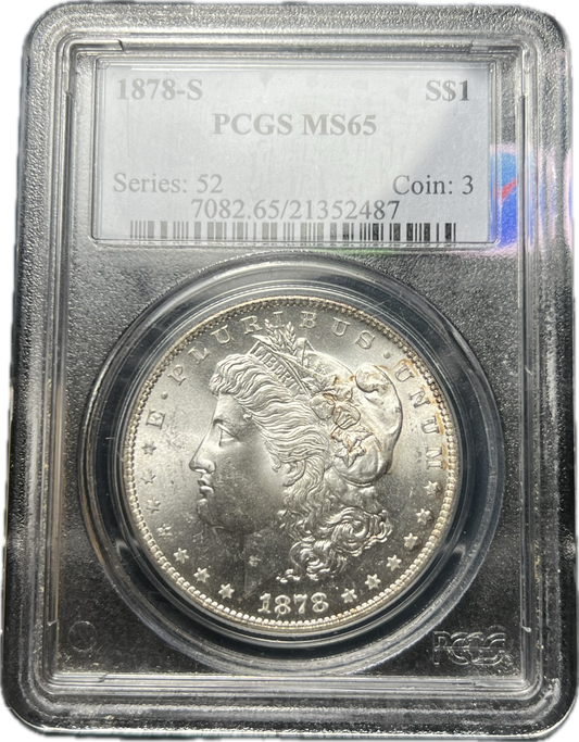 1878-S $1 Morgan Dollar PCGS MS65