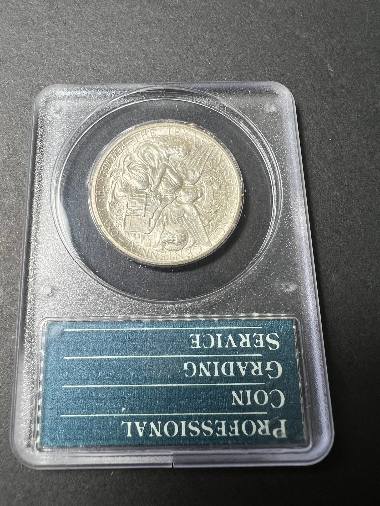 1935-D Texas 50C Silver Commemorative PCGS MS65 CAC (Rattler)