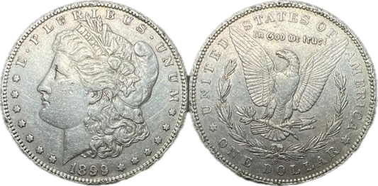 1899-S $1 Morgan Dollar XF-40