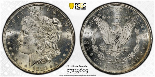 1880-S $1 Morgan Dollar PCGS MS63