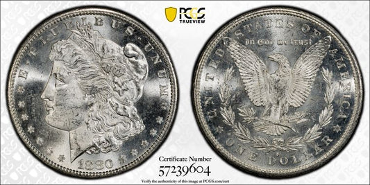 1880-S $1 Morgan Dollar PCGS MS64