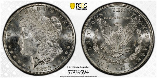 1880-S $1 Morgan Dollar PCGS MS63