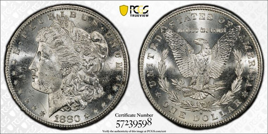 1880-S $1 Morgan Dollar PCGS MS63