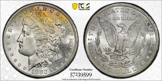 1880-S $1 Morgan Dollar PCGS MS63