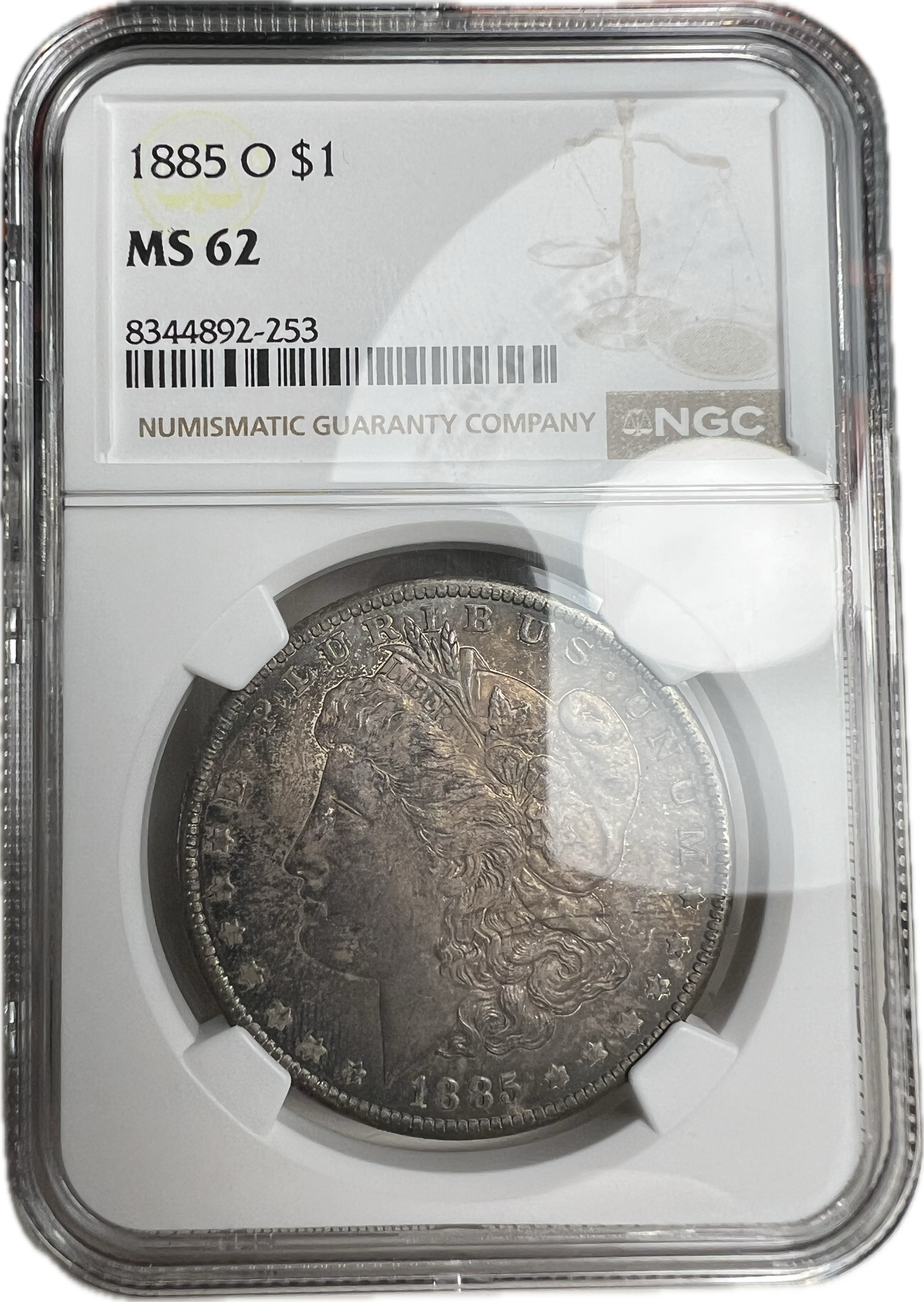 1885-O $1 Morgan Dollar NGC MS62