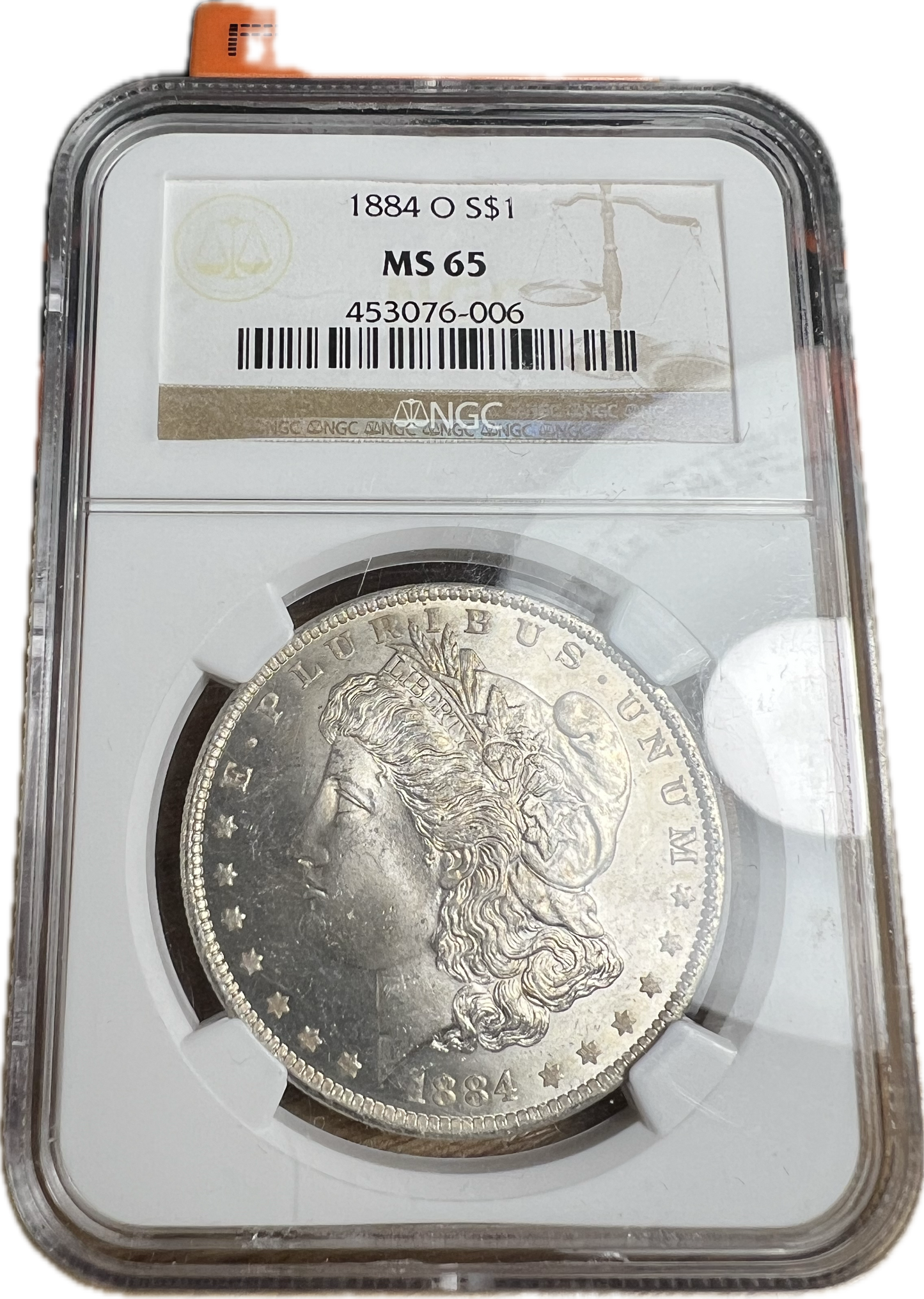 1884-O $1 Morgan Dollar NGC MS65