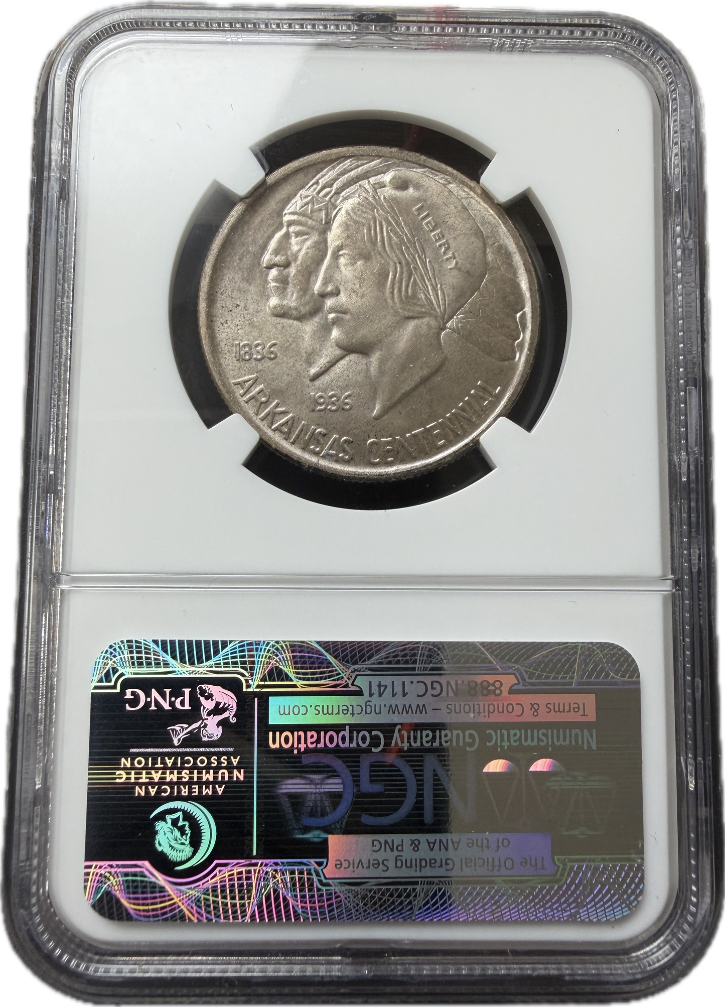 1938 Arkansas 50C Half Dollar Silver Commemorative NGC MS67