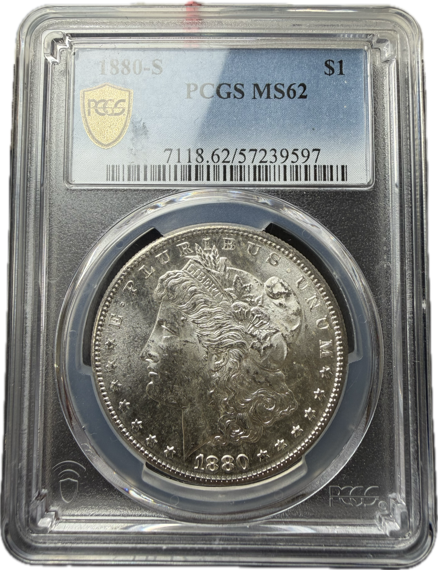 1880-S $1 Morgan Dollar PCGS MS62