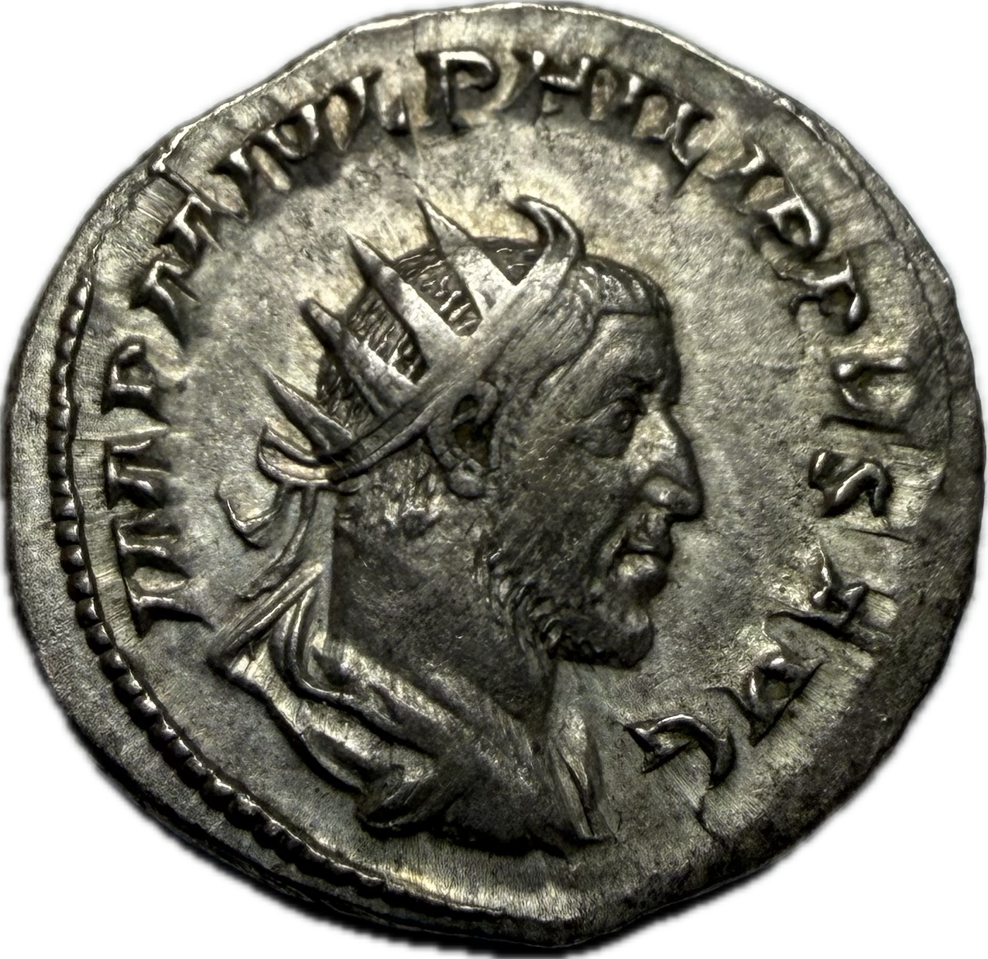 Philip I “The Arab” Antoninianus — AEQVITAS AVGG Reverse