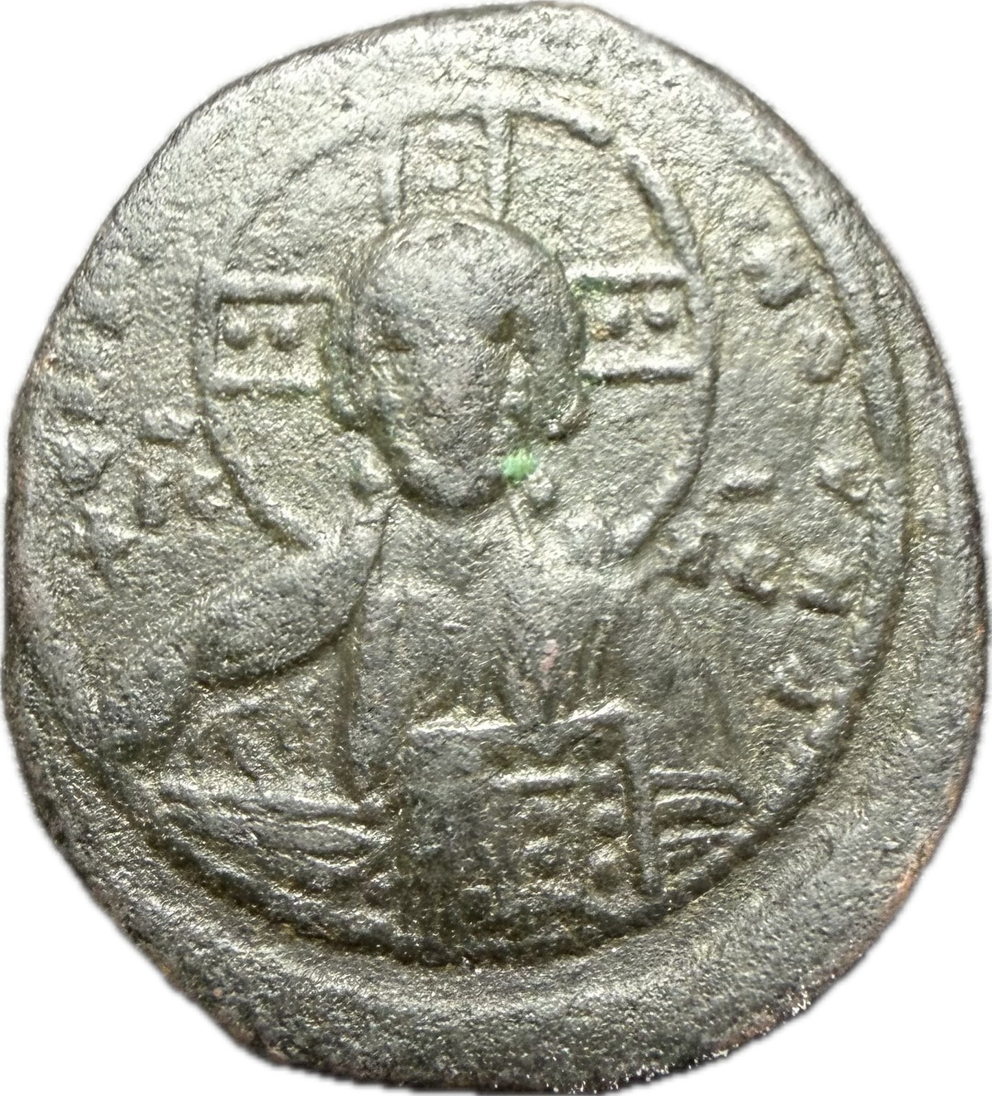 Byzantine Anonymous Class A3 AE Follis – Christ Pantokrator (Circa 1020-1028 AD)