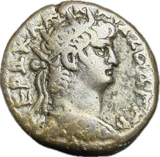 Nero Alexandrian Tetradrachm (AD 54-68) – Ancient Roman Egypt Silver Coin