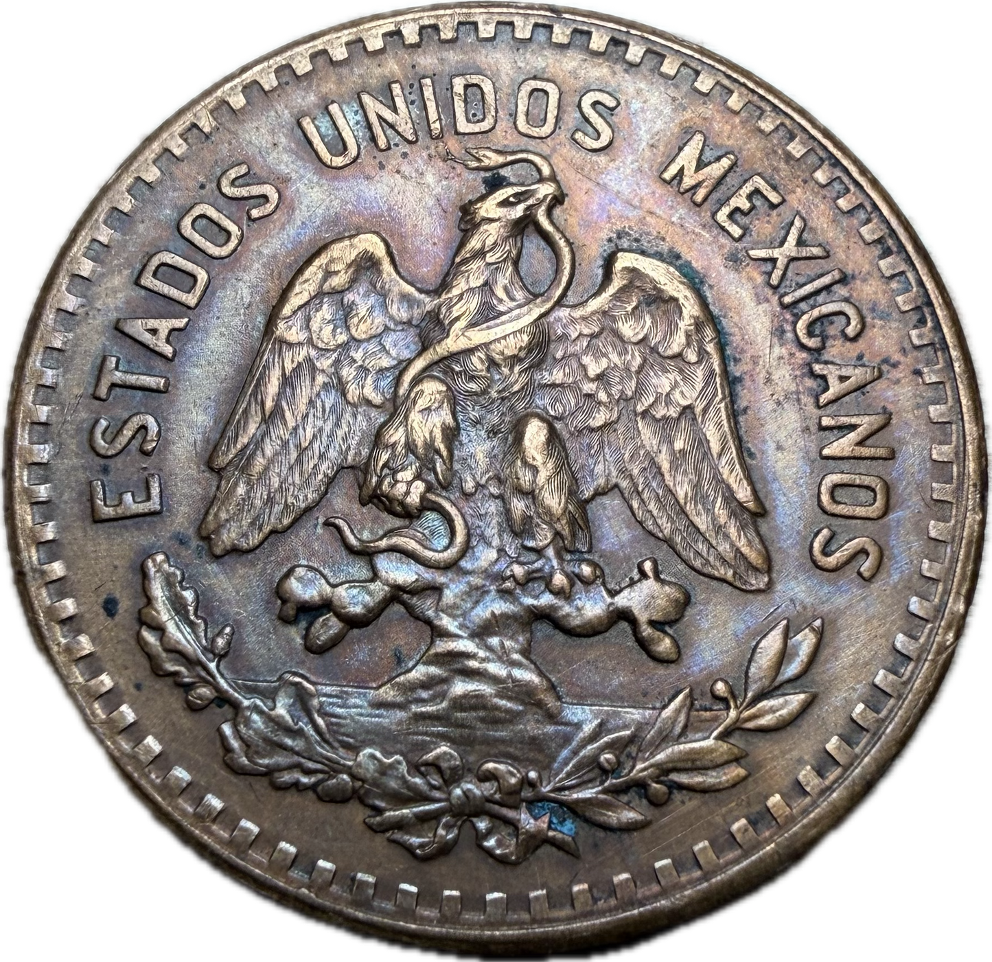 1927-Mo Mexico 5 Centavos AU50