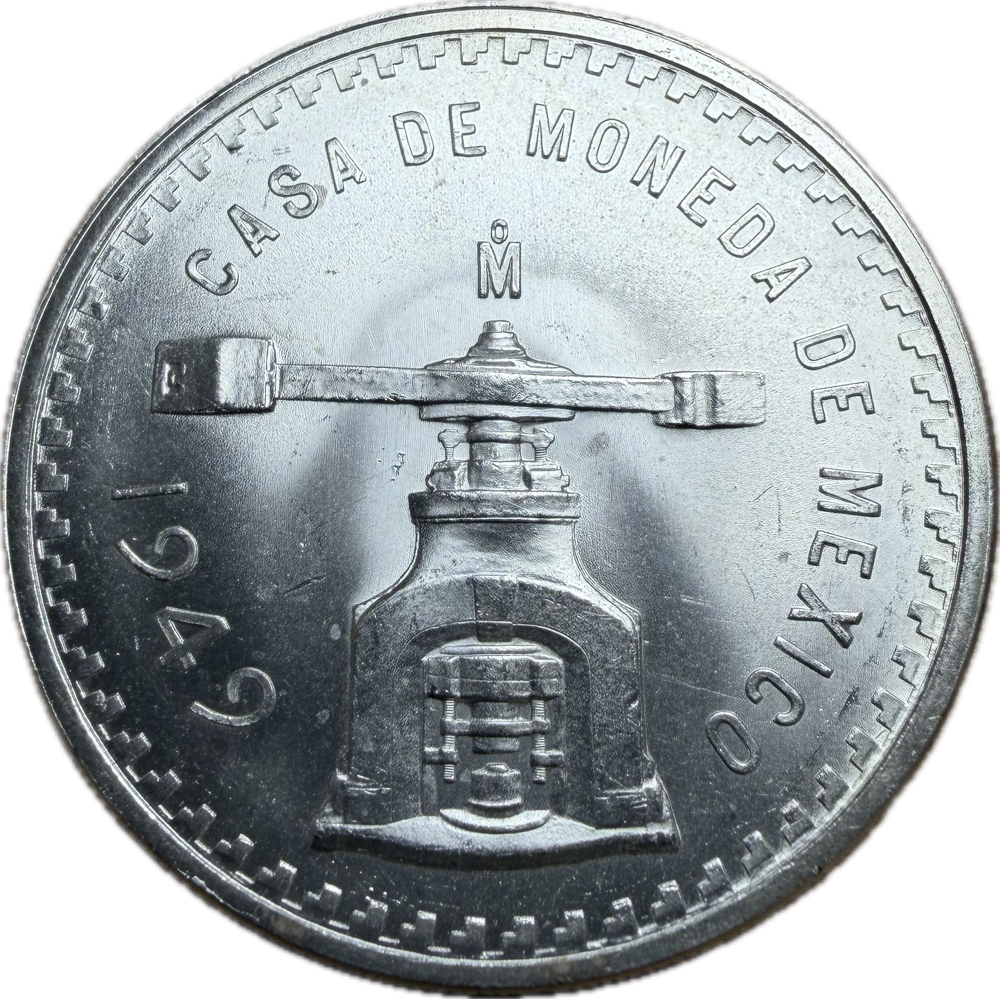 1949-Mo Mexico 1 Onza MS63