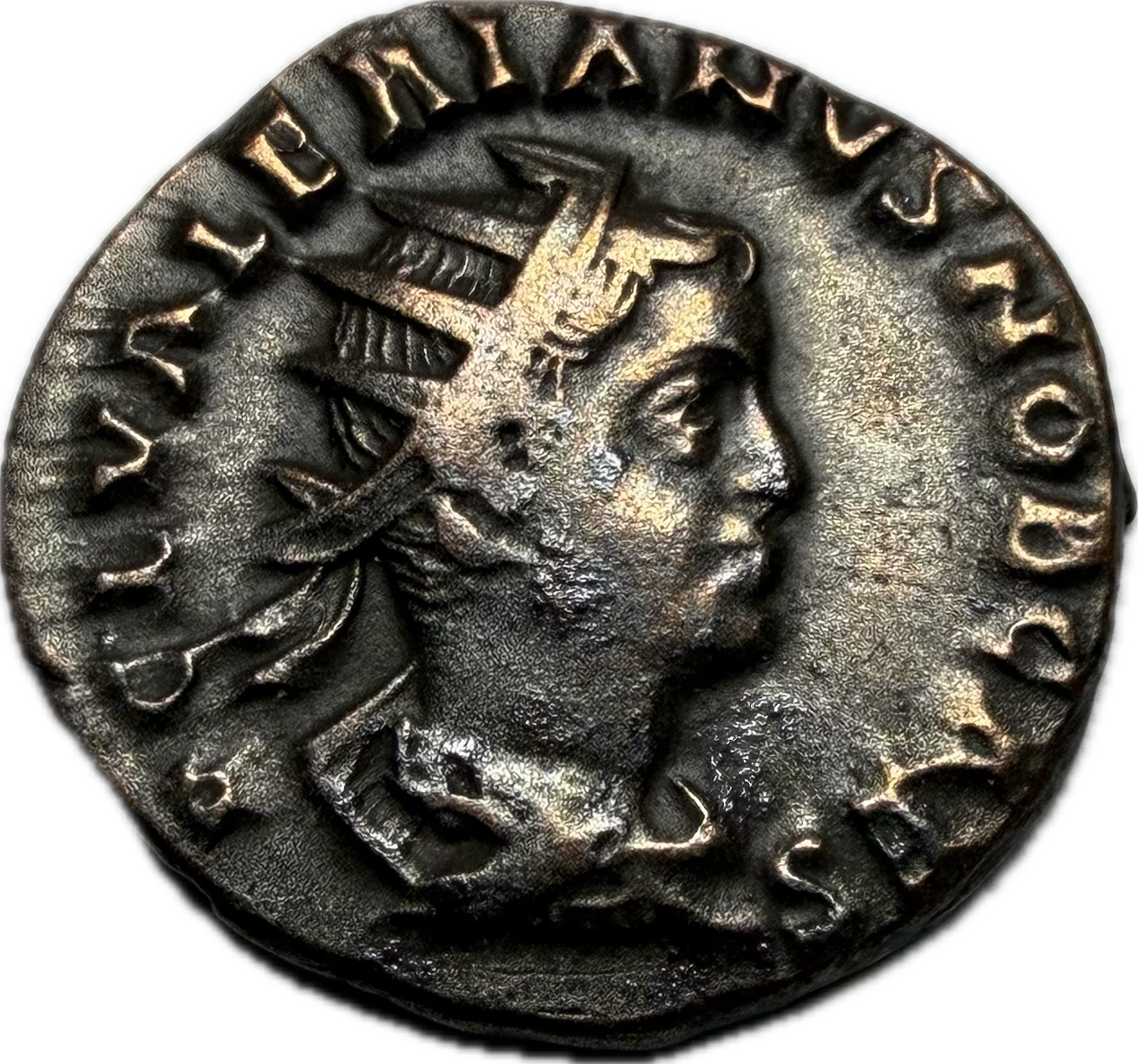 Valerian II Antoninianus — AD 256–258, PIETAS AVGG Reverse