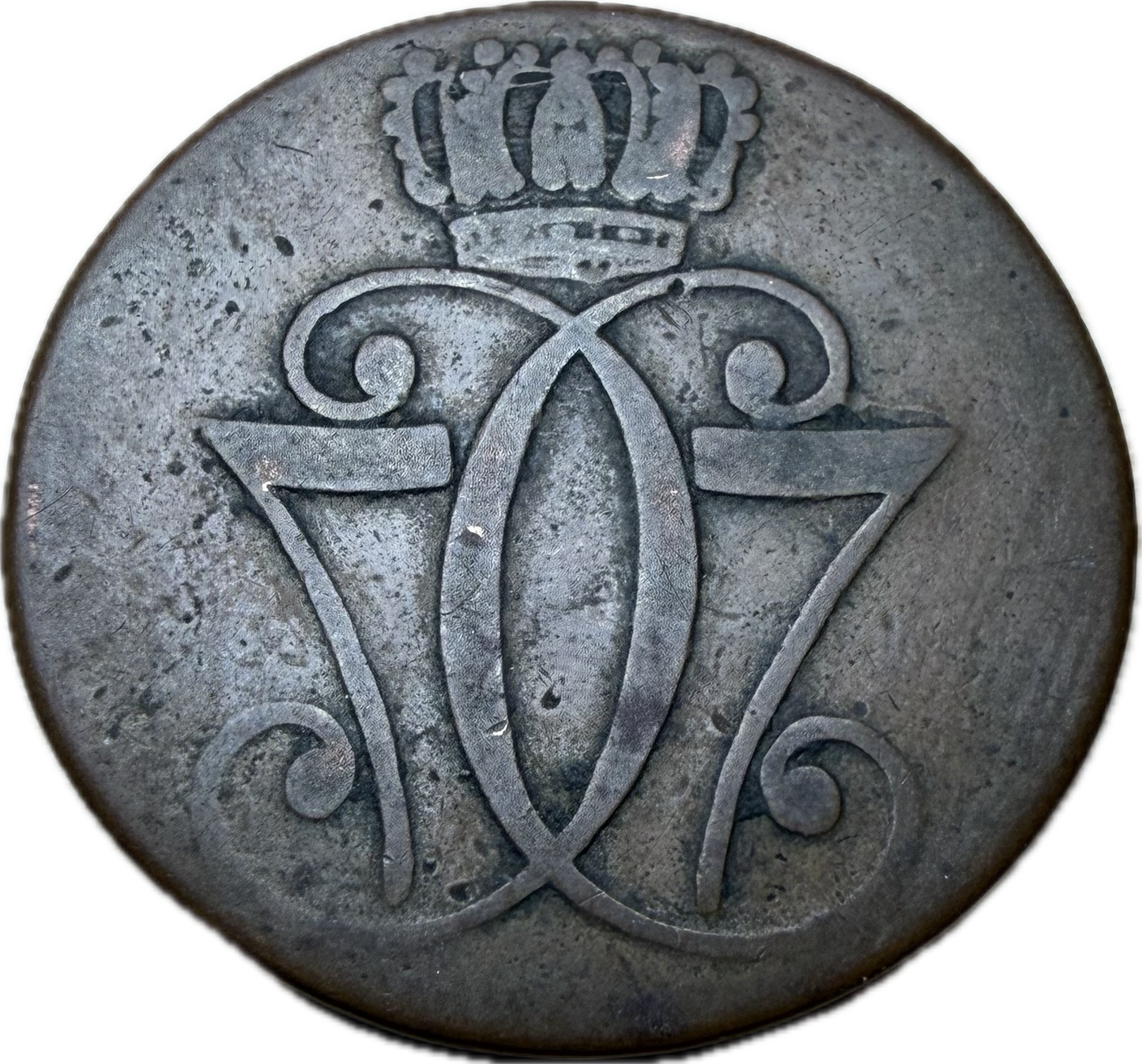 1771 Denmark 1 Skilling Christian VII VF20