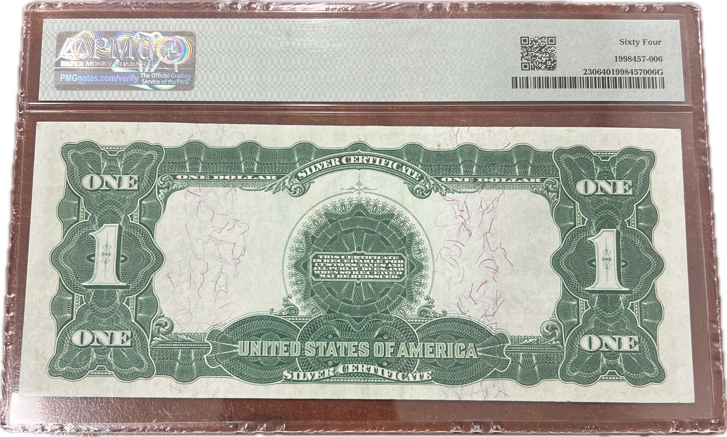 $1 1899 Silver Certificate PMG CU64