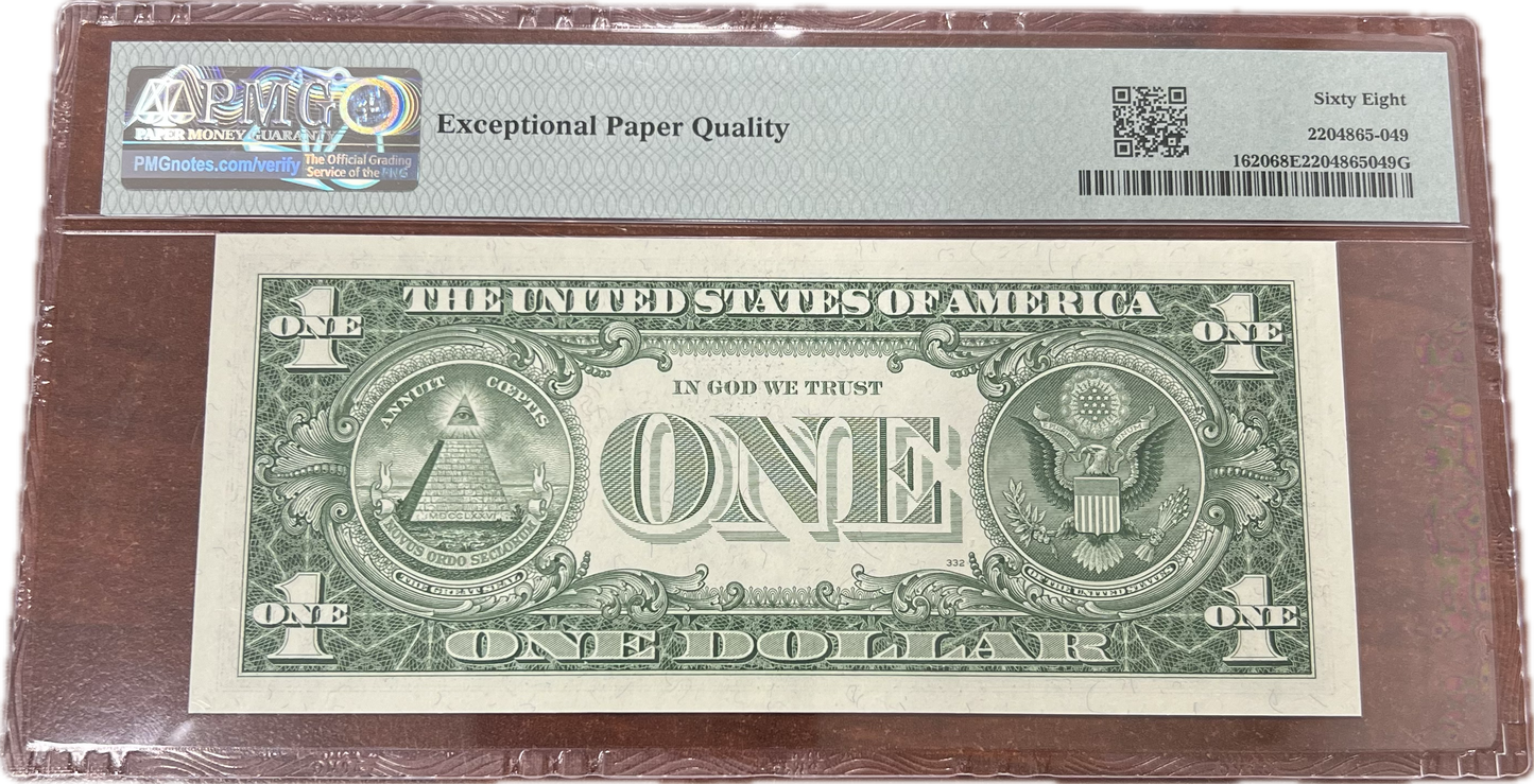 $1 1957 Silver Certificate Set PMG EPQ68