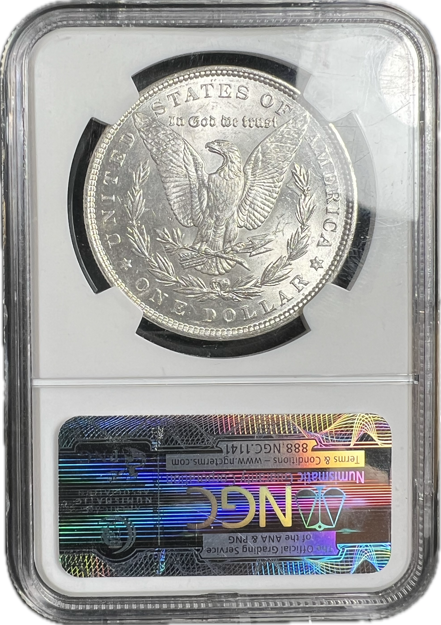 1887 $1 Morgan Dollar NGC MS63