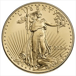 2024 – 1/2 oz Gold American Eagle Coin – (BU)